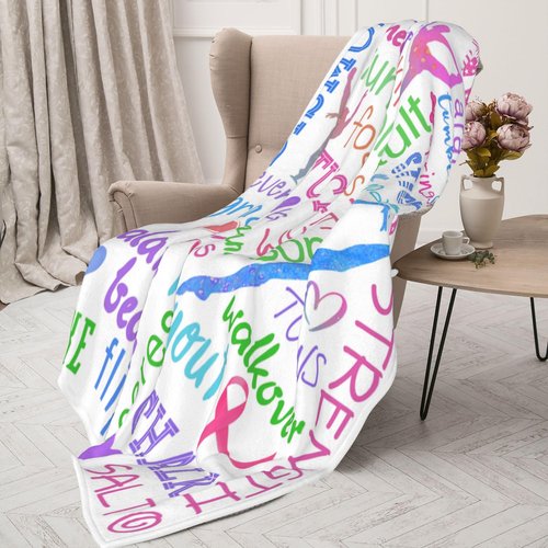 Cvrozpwy Gymnastics Blanket, Gymnast Gifts for Girls Gymnastics Lovers Teens Women Kids Birthday Soft Flannel Fleece Warm Cozy Throw Blanket for Sofa Bed Home Decor 40"X50"