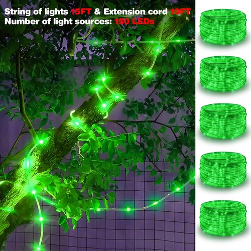 Gvwoxm LED Rope Lights - 50FT, 150 Colorful Lights with Timer & Remote Control | Waterproof for Outdoor Use