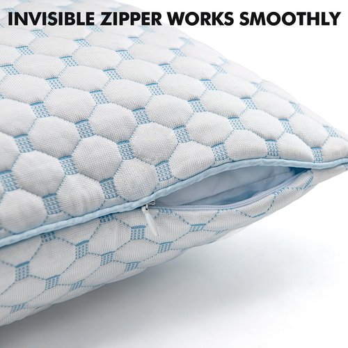 MIULEE 20x20 Pillow Inserts, Memory Foam Cooling Set of 2 Decorative Throw Pillows,Adjustable Premium Stuffer for Sofa Couch Bed and Living Room