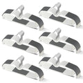 MLKJHHI 60 Pack M-Style Plastic Pants Hangers, Thin Space Saving Hanger with Rubber Pads and 360° Hook - Non Slip Clothes Hangers, Closet Organizer for Camisole, Tank Top, Dresses, Skirt - Gray