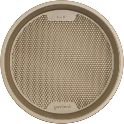 GoodCook BestBake Nonstick Round Baking Pan - Textured Carbon Steel, 9-Inch, Bronze Finish