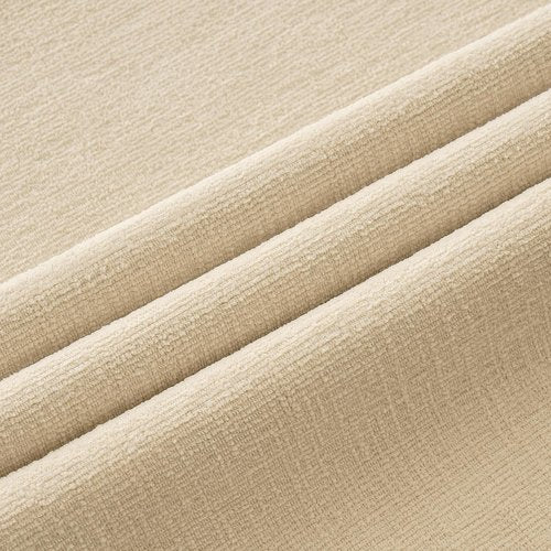 MIULEE Beige Couch Pillow Covers - Set of 2 Soft Chenille Decorative 18x18 Inch Square Pillows for Farmhouse Living Room