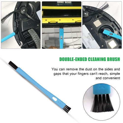 Midukit Vacuum Attachments Accessories for Robot Vacuum Cleaner,Cleaning Brush roll Cleaning Tool Replacement Parts, Part kit Tool for Vacuums Cleaner Replacement Include Vacuum Cleaning Cloth