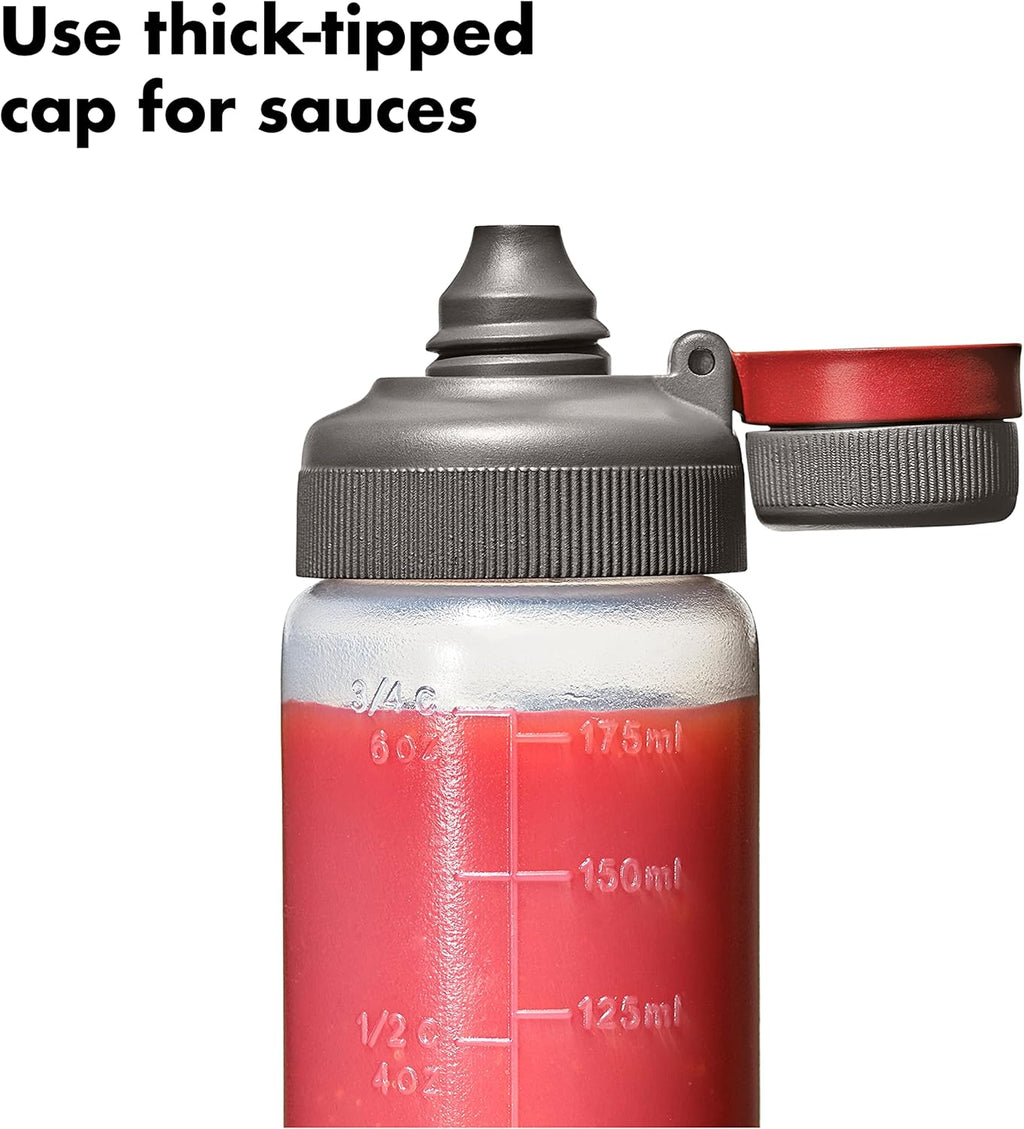 OXO Squeeze Bottle Set - Leakproof Design for Outdoor Adventures | Perfect for Camping & Hiking