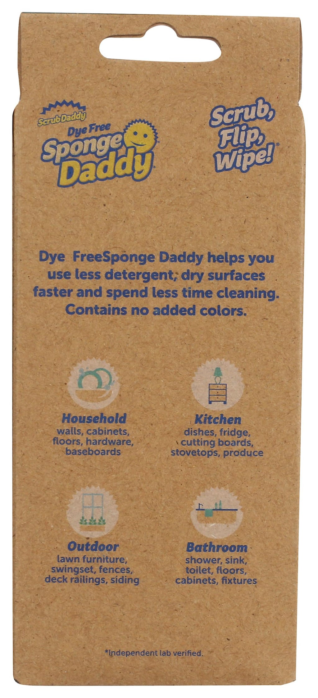 SCRUB DADDY Dye Free Sponge Daddy 3 Count, 3 CT