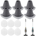 6+6 Pack NES215A/ NES210 Vacuum Filter Set for Eureka NES215A/ NES210/ NES212/ NES215 Blaze Stick Vacuum Cleaner, 6 Vacuum Filters + 6 Pre-Motor Filters, Compare to Part #N0101 & N0102