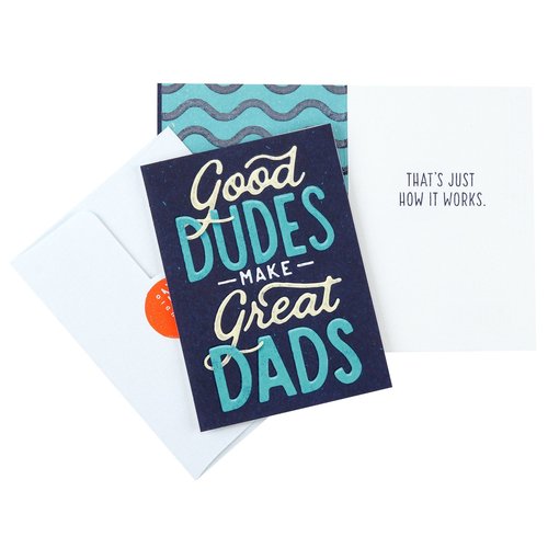 Hallmark Studio Ink Funny Father's Day Card Assortment for Friends, Family, and Dad (6 Cards with Envelopes)