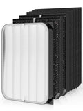 Ecofort 3500 Replacement Filters Compatible with Air Doctor 3000 3500 3500i Air Purifiers, Includes 1 Premium Filter, 2 Carbon Filters, 4 Pre-Filters, Comparable to ADF3001, ADF3002, ADF3003