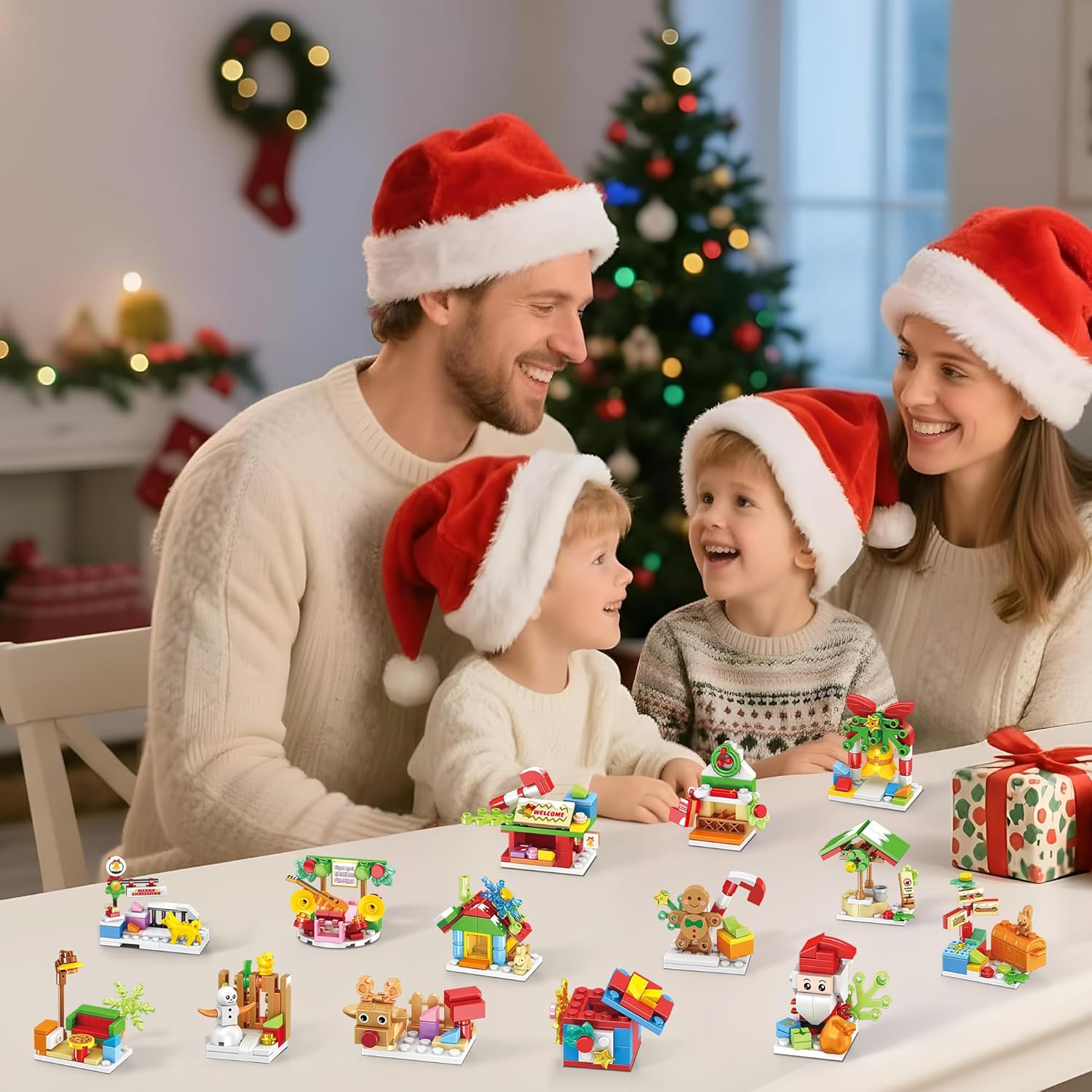 Santa’s Workshop Advent Calendar 2025 - 24-in-1 Holiday Countdown Gift for Kids Ages 6+