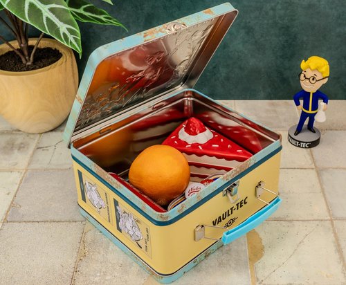 Fallout Vault-Tec Prepare For The Future Retro-Style Metal Lunchbox | Reusable Storage Tin Container