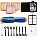 Replacement Parts Compatible with Shark AV2511AE AV2501S AV2610WA AV2501AE RV2502AE RV2610WA RV2520 AV2510 Accessories Kit with Main Brush,Filters,Foam Filters,Primary Filter,Side Brushes