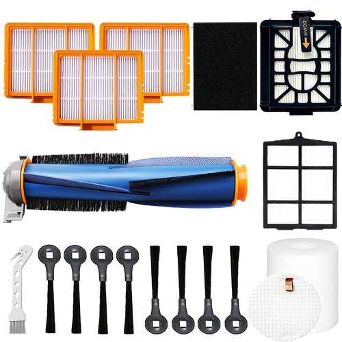 Replacement Parts Compatible with Shark AV2511AE AV2501S AV2610WA AV2501AE RV2502AE RV2610WA RV2520 AV2510 Accessories Kit with Main Brush,Filters,Foam Filters,Primary Filter,Side Brushes