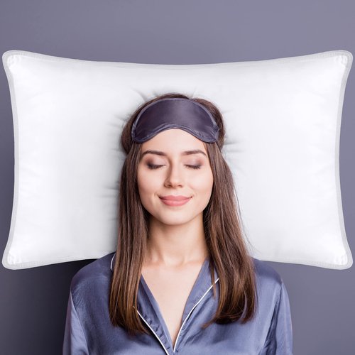 Utopia Bedding Bed Pillows for Sleeping (White), Queen Size, Set of 2, Hotel Pillow, Cooling Pillows for Side, Back or Stomach Sleepers