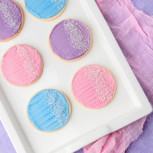 Dye Free Food Coloring Set – 3 Bottles (Blue, Purple & Pink) 1.22 fl oz | All Natural, Free from Artificial Dyes | For Frosting, Baking, Icing & Desserts (Pastel, 3 pack)