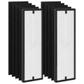 NEA-F1 HEPA Replacement Filter for Eureka NEA120 Air Puri-fier and for Toshiba Smart WiFi Air Puri-fier CAF-W36USW - 2 Pack NEA-F1 HEPA Filter with 8 Pack NEA-C1 Carbon Filter