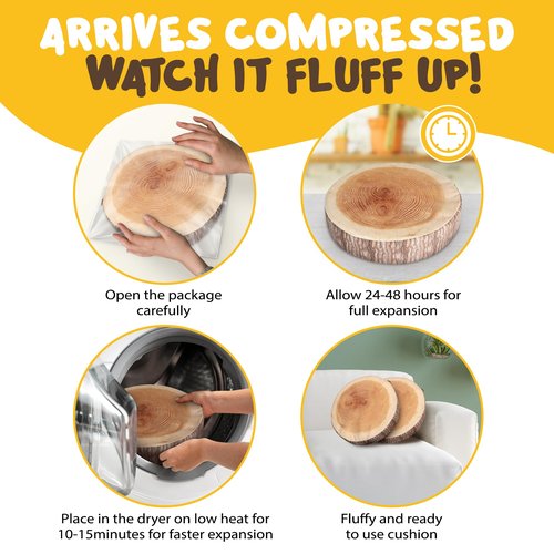 Pretend Campfire Set for Kids with S'Mores Kit & Wood Log Pillow - Soft, Safe & Durable Toy Campfire for Pretend Play & Sensory Play - Giftable Plush Felt Kids Campfire Playset for Ages 3+