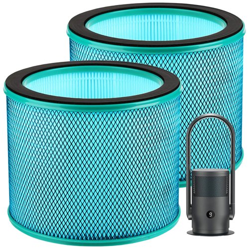 2 Pack H13 HEPA Replacement Filter for ULTTY R021 R21 R020 R20 Bladeless Tower Fan + Air Purifier 2-in-1 & MODERE Hot + Cold Air Purifier, Model SKJ-CR021
