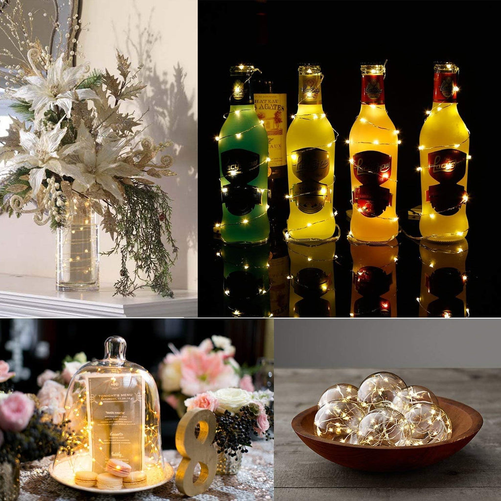 ANJAYLIA Fairy Lights - 16.5Ft Battery Operated LED String Lights for Home, Party & Wedding Decor | Warm White