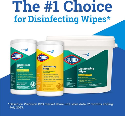 CloroxPro Disinfecting Wipes - Fresh Scent, 75 Count | Powerful Germ Protection