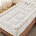 BEDLORE Twin XL Mattress Topper - Soft Viscose Bamboo Pillow Top for Back Pain Relief | Deep Pocket Design