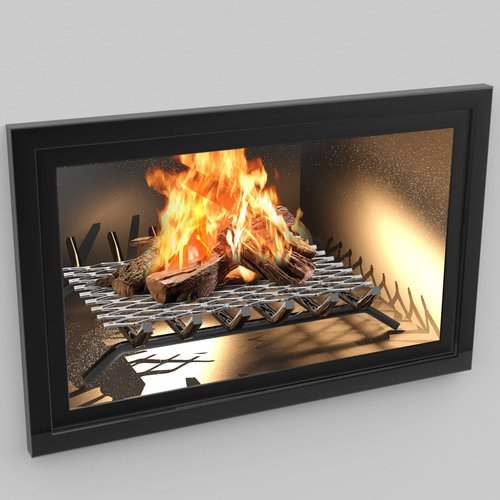Fireplace Grate Ember Retainer,16x10Inches Steel Fireplace Ember Retainer Mesh,Metal Ember Retainer for Use on Fireplace Grates (Large)
