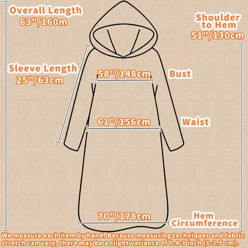 Rivage Nuancé Wearable Blanket Hoodie for Women, Soft Hooded Blanket for Women and Men Robe for Home Lounge (Black)