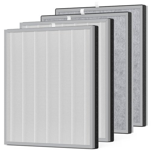 4 Pack HE401 Filter Replacement for Shark Purifier 4 Compatible with Shark HE401 HE402 HE402AMZ HE405 HE400, HE4FKPET H13 True HEPA Filter