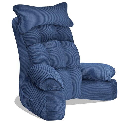 YDCEULARDOH Reading Pillow for Bed Adult – Large Bed Pillow with Arms, Supportive Back Pillow for Sitting Up in Bed for Reading, Watching TV, or Gaming