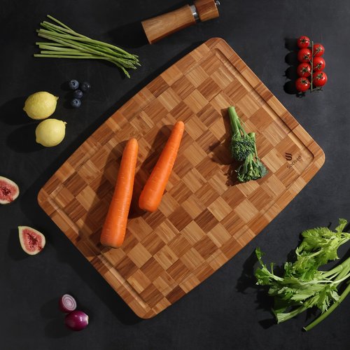 Extra Large Bamboo Cutting Board Non Slip Over Sink Kitchen Wooden Cutting Board 2025 First Apartment Essentials New Home Must Haves Accessories House Warming Decor Housewarming Hostess Host Gifts