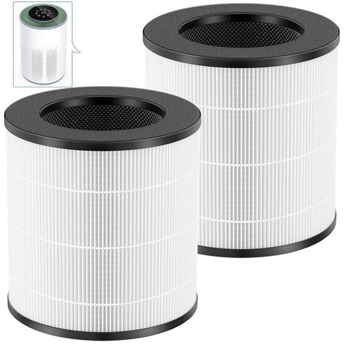 2 Pack A2 Replacement Filter Compatible with AMEIFU GDAP1W and VEWIOR A2 (ClearAir-A2) Air Purifiers, 4 IN 1, H13 True HEPA filter & High efficiency activated carbon & Pre-Filter