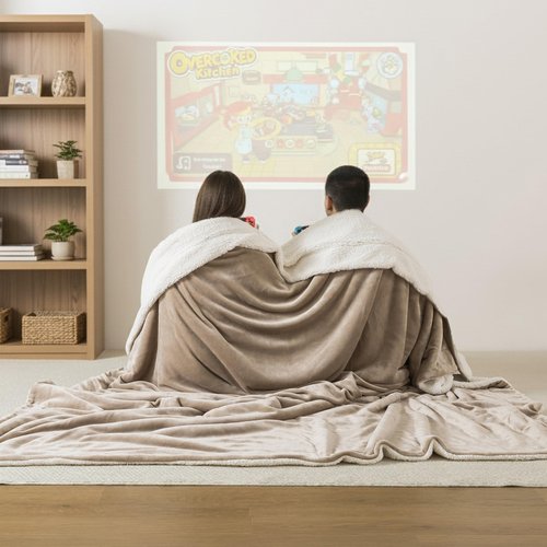 WDCOZY Sherpa Fleece Blankets Fuzzy Warm Throw Blanket Thick Super Soft Reversible Luxurious Fluffy Plush for Sofa Couch Bed Home Decor All Seasons Winter Blankets Tan Camel Beige 50"x60"