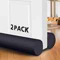 (2 Pack) Under Door Draft Stopper, Draft Stopper for Bottom of Door, Adjustable 30-36 Inch Door Draft Blocker, Under Door Gap Filler, Easy Install Door Seal, Helps Reduce Drafts, Noise and Heat Loss