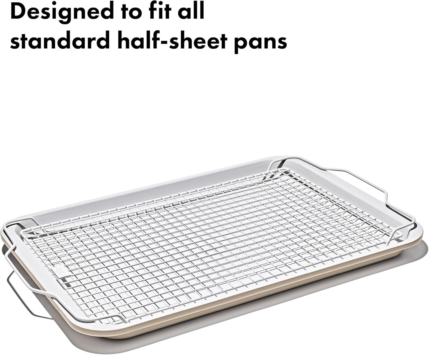 OXO Good Grips Non-Stick Pro Ceramic Coated Baking Rack - Perfect for Cooling & Baking