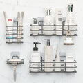 Dekula Shower Caddy Organizer - Rustproof Stainless Steel 4-Pack for Bathroom & Kitchen Storage