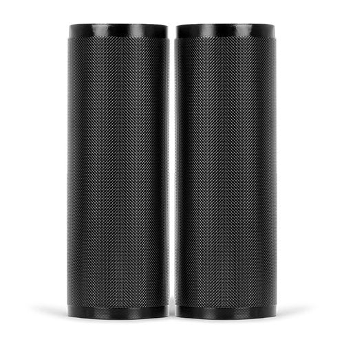 Stash Proof Vacuum Seal Rolls 11" x 50' 2 Pack (100 Feet Total) 5.5 Mil (Black and Black) - BPA Free Commerical Grade Food Saver for Storage, Sous Vide, and Meal Prep Sealer Bag