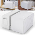 Flamorrow Outdoor Air Conditioner Cover and Indoor Air Conditioner Cover with Bag for U-Shaped Window AC Unit, Dustproof & Windproof Window AC Covers for Outside & Inside Unit Full Coverage Protection