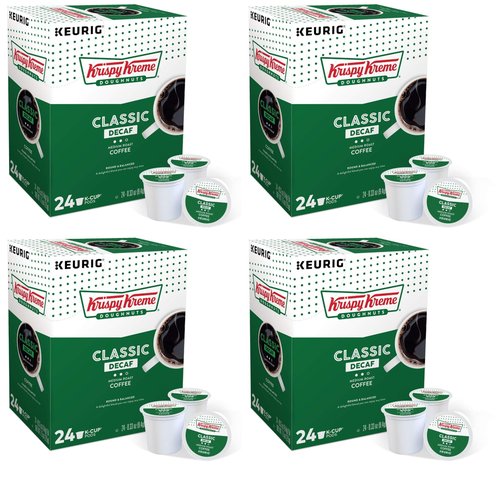 Krispy Kreme Classic Decaf Medium Roast Coffee K-Cups (96 Count)