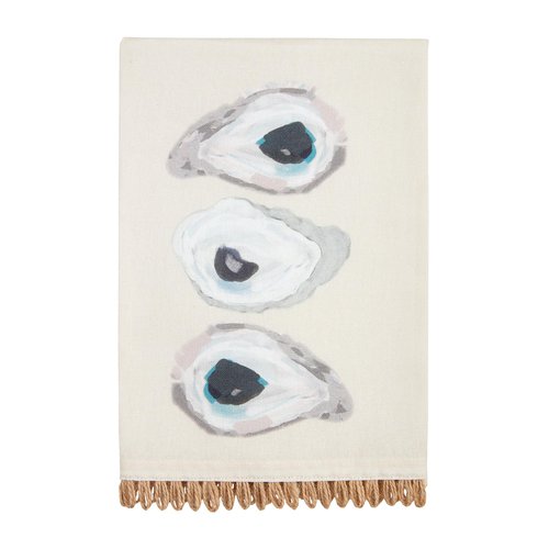 Mud Pie Triple Oyster Towel; 21" x 14"