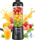 Behome Portable Blender - Personal Juicer for Smoothies & Shakes | 14 OZ BPA-Free, USB-C Rechargeable, Dishwasher Safe