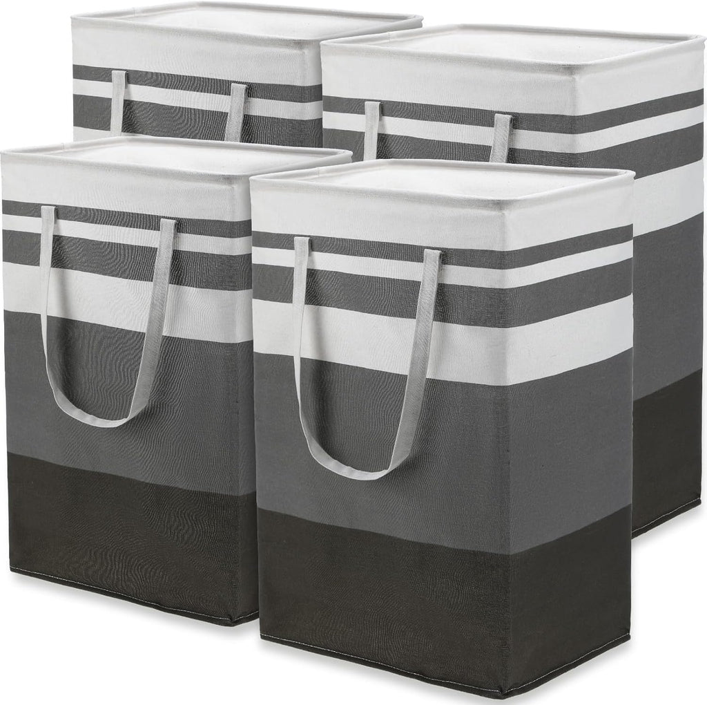 Skiennix 75L Large Laundry Basket - Waterproof & Collapsible Hamper with Extended Handles | Ideal for Bedroom, Bathroom & Dorm