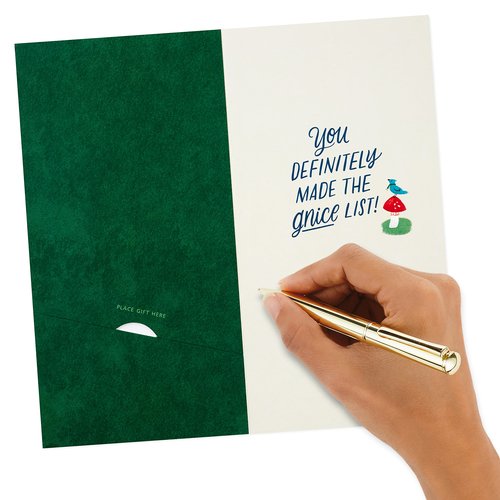Hallmark Christmas Gift Card Holders or Money Holders Assortment, Enjoy the Wonder (5 Christmas Cards with Envelopes)