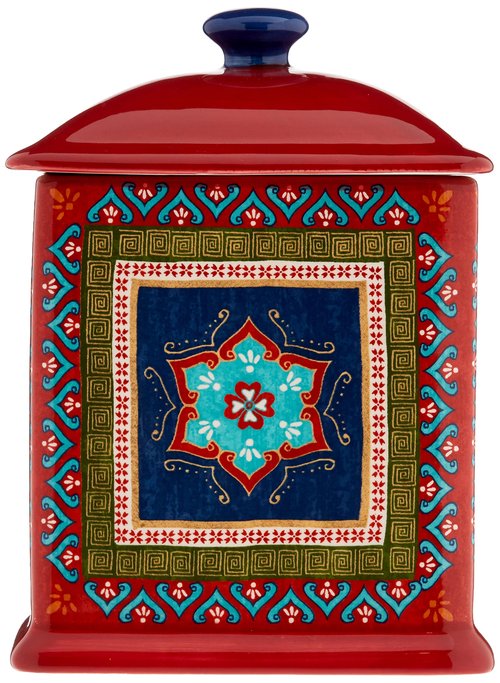 Certified International Monterrey 3 Piece Canister Set, Multicolor