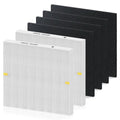 NISHCON AP-1512HH HEPA Filter Replacement for Coway Airmega AP-1512HH Air Purifier, 2 HEPA Filter 8 Carbon Pre Filters