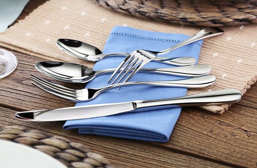 Artaste 56389 Rain 18/10 Stainless Steel Flatware 20-Piece Set, Service for 4