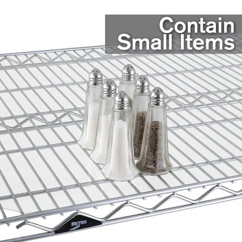 Metro 1848CI-4 Clear Shelf Inlays for 18" x 48" Super Erecta Shelving, Package of 4 Flexible Wire Shelf Liners