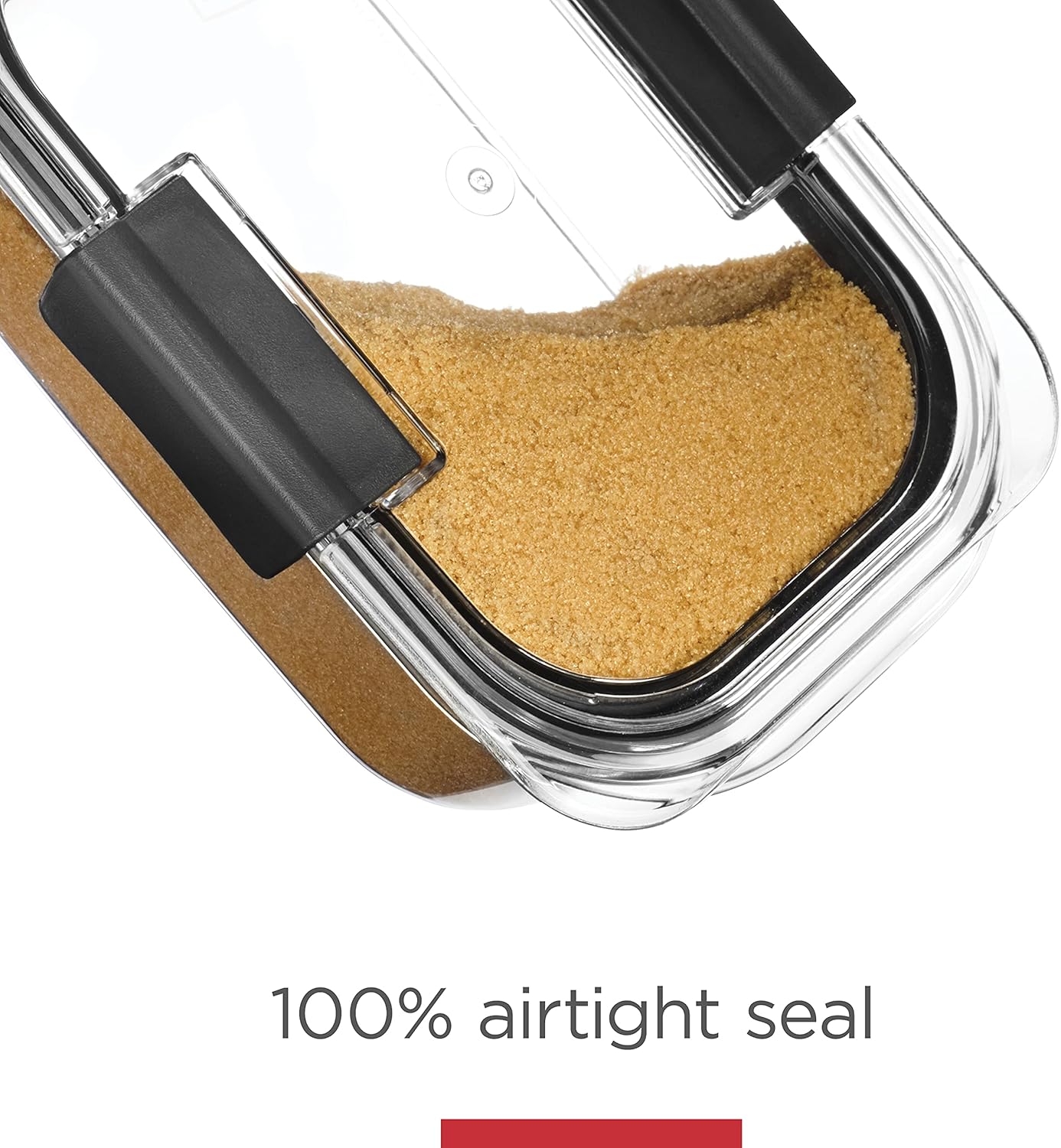 Rubbermaid Brilliance Airtight Food Storage Container - BPA-Free 7.8 Cup for Brown Sugar | Leak-Proof & Dishwasher-Safe