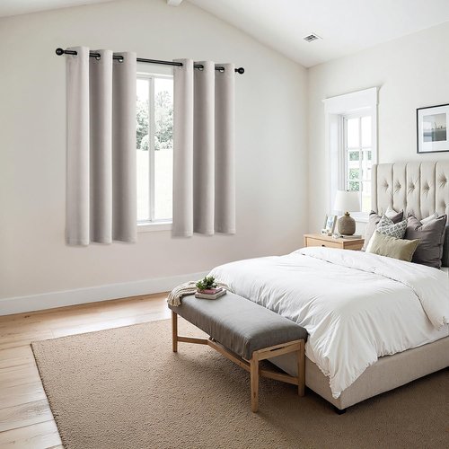 MIULEE Blackout Curtains - Thermal Insulated Room Darkening Drapes | 63-Inch, 2 Panels, Noise Reduction
