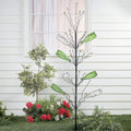 Fun Express Metal Bottle Tree Garden Sculpture, 45 Inch Tall