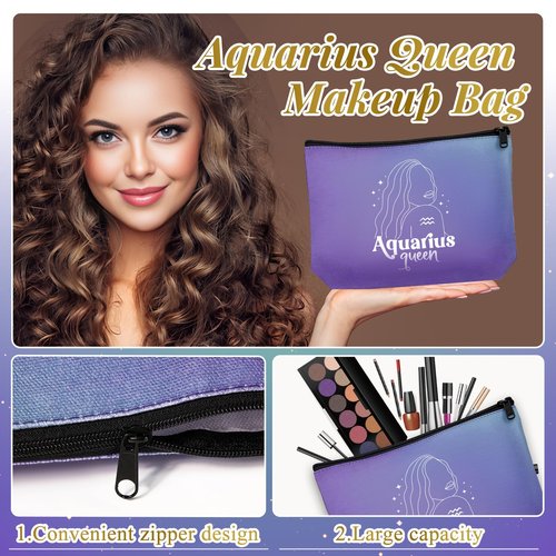 Aquarius Birthday Gifts for Women Zodiac Gift Basket Sets for Best friend, Mom, Sister, Wife, Unique Birthday Gift Ideas for Women