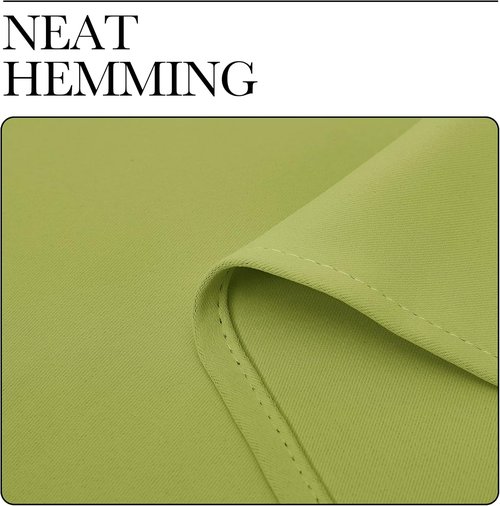 NICETOWN Blackout Curtains - Fresh Green Thermal Insulated Drapes | 78 Inches Long, 55 Inches Wide, 2 Panels